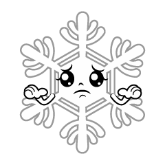 困る雪ちゃん