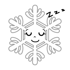 寝る雪ちゃん