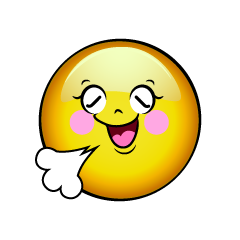 ほっとする女子絵文字