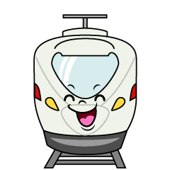 笑顔の特急列車