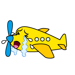 泣くプロペラ機