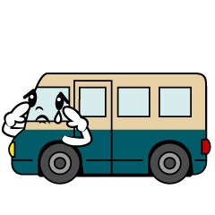 悲しい宅配車