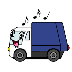 歌う清掃車