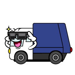 サングラスの清掃車