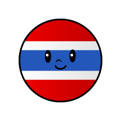 タイ国旗（丸型）