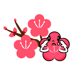 悲しい梅の枝