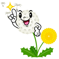 Pointing Dandelion Fluff