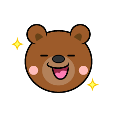 自信満々のクマ顔