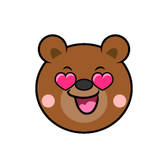 恋するクマ顔