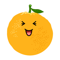 笑うオレンジ