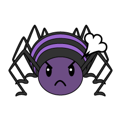 怒る蜘蛛