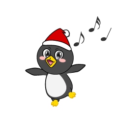 クリスマスのペンギン