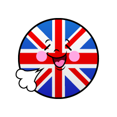 リラックスるイギリス国旗（丸型）