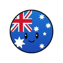 オーストラリア国旗（丸型）