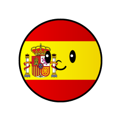 スペイン国旗（丸型）