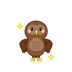 自信満々なフクロウ