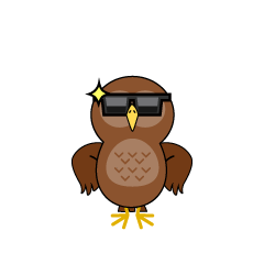 かっこいいフクロウ