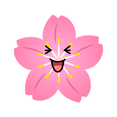 笑う桜