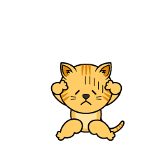 落ち込むトラ猫