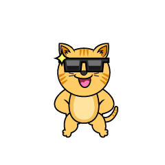 かっこいいトラ猫