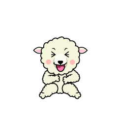 笑うヒツジ