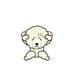 落ち込むヒツジ