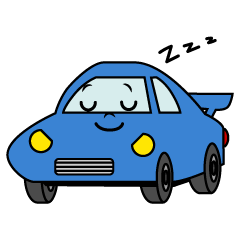寝るスポーツカー