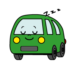 寝るバン