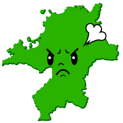 怒る福岡県