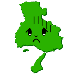 落ち込む兵庫県