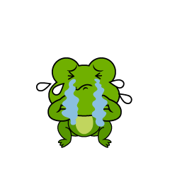 泣くカエル