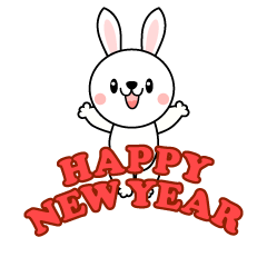兎のHAPPY NEW YEAR