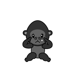 Sad Gorilla