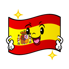 煌くスペイン国旗