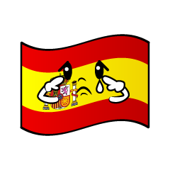 悲しいスペイン国旗