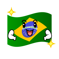 煌くブラジル国旗