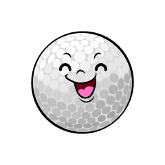 Smiling Golf Ball