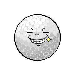 Grinning Golf Ball