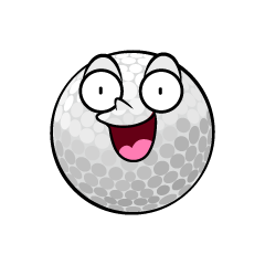 Surprised Golf Ball