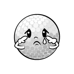 Sad Golf Ball