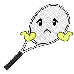 困るテニスラケット