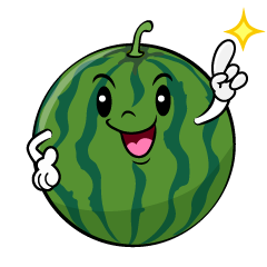 指差しするスイカ