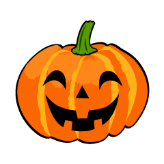 笑顔のハロウィンかぼちゃ