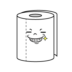 Grinning Toilet Paper