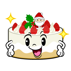 煌くクリスマスケーキ