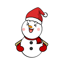 Laughing Christmas Snowman